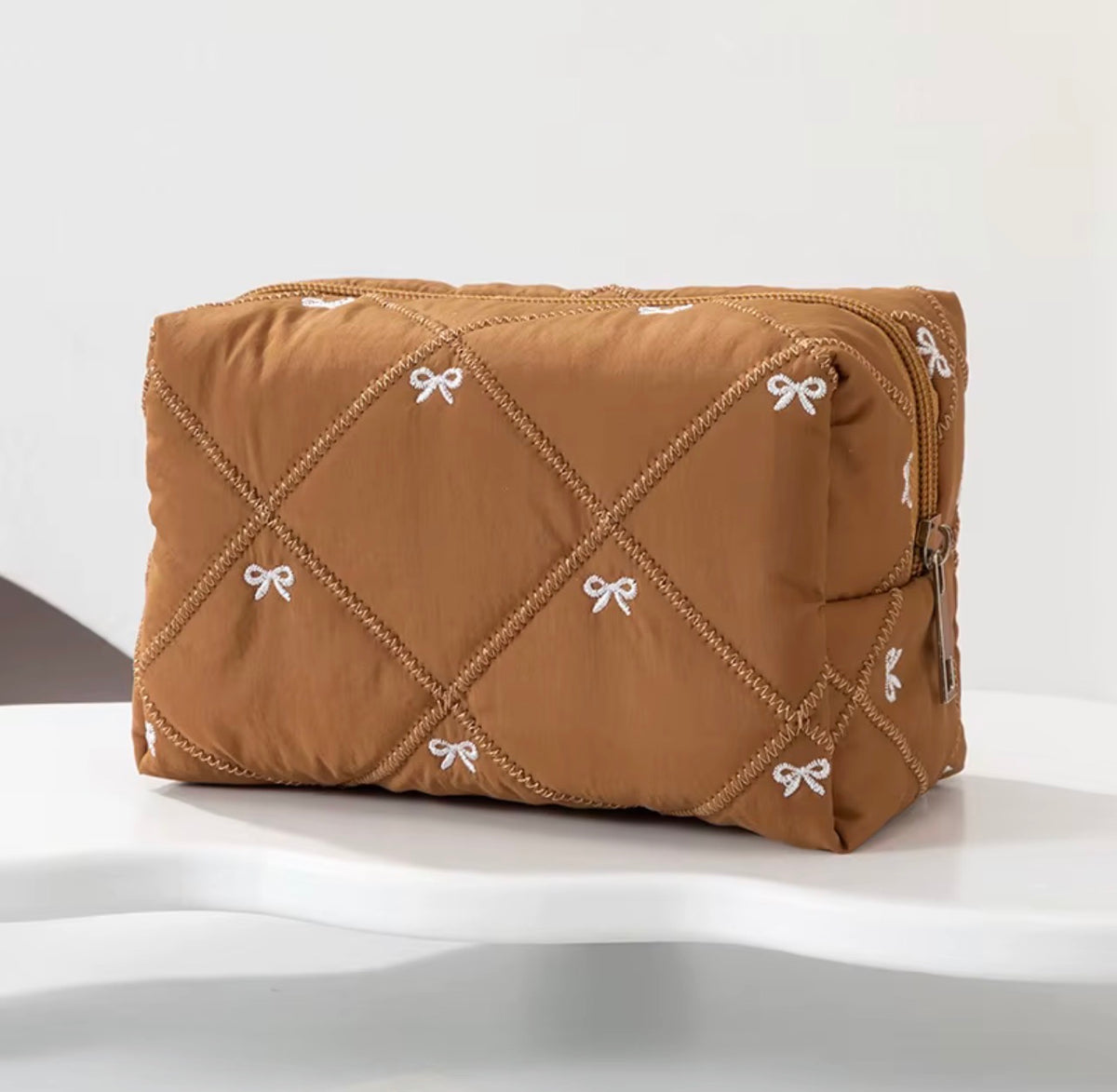 🎀 Bow Quilted Pouch - Salam Fashion