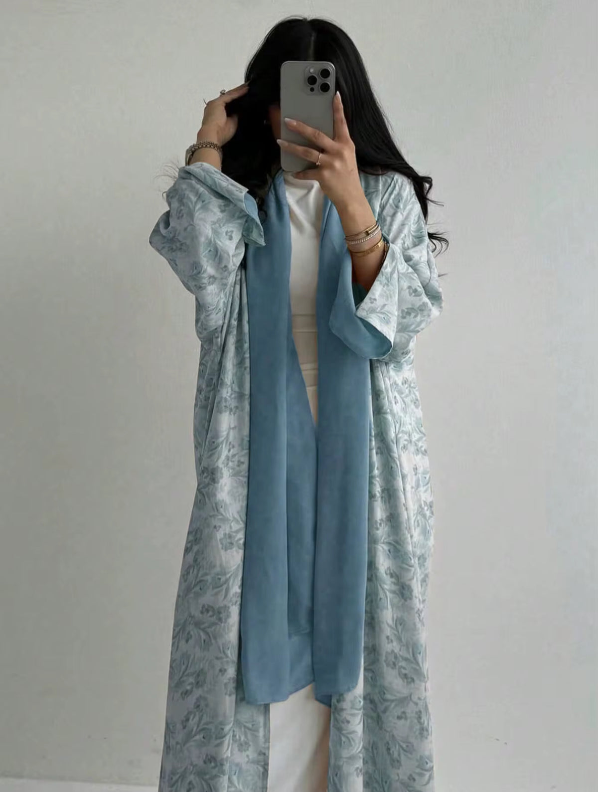 Floral Abaya - Salam Fashion
