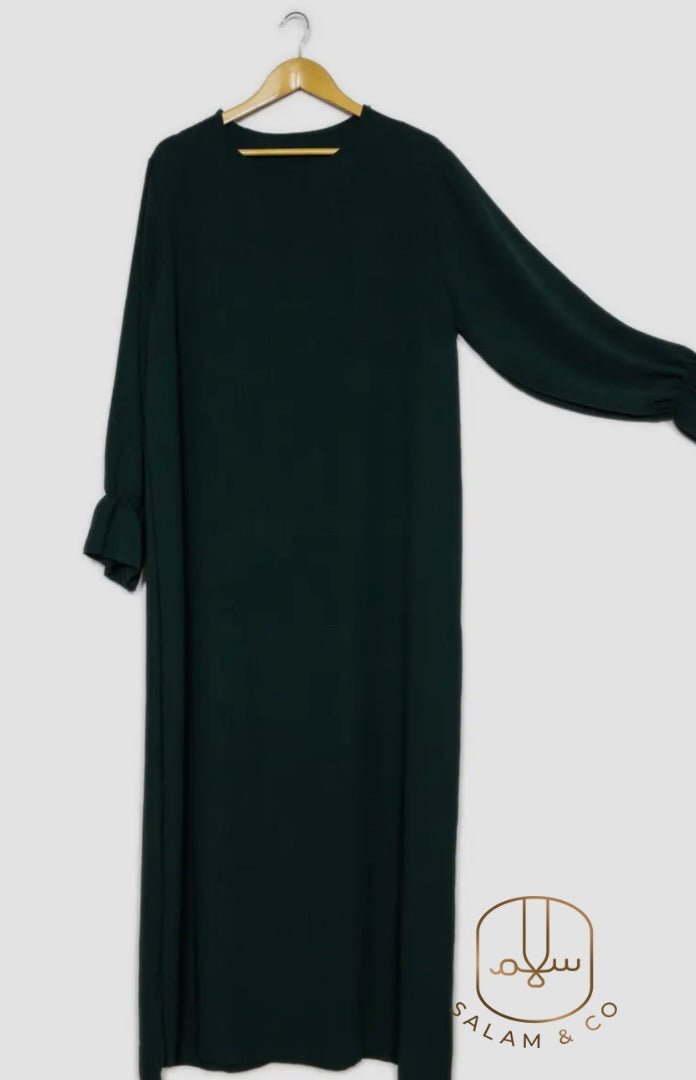 Ruffle Sleeve Abaya - Jazz