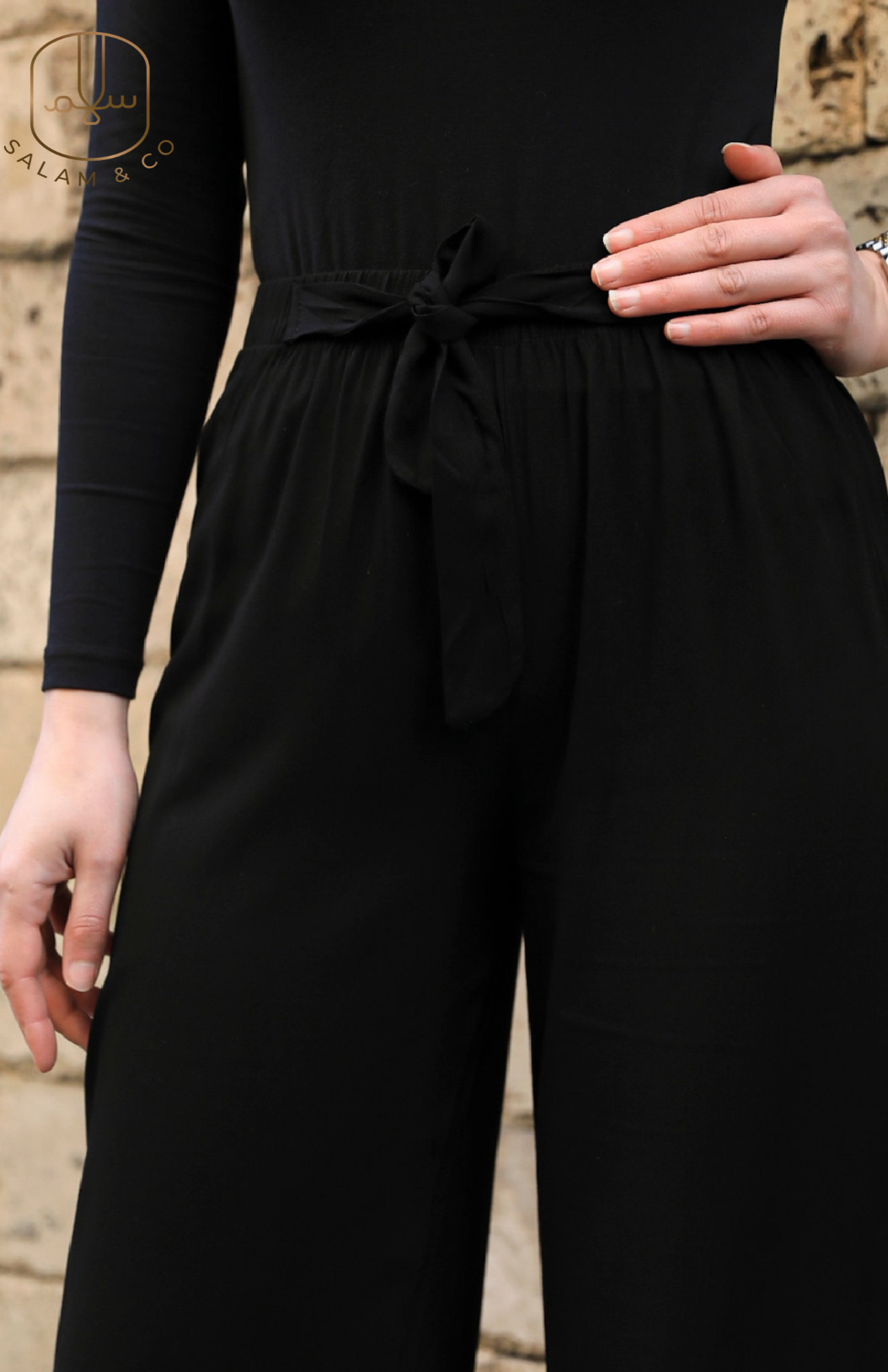 Elastic waist pants