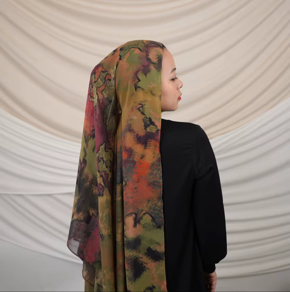 Printed Silk Chiffon - Salam Fashion