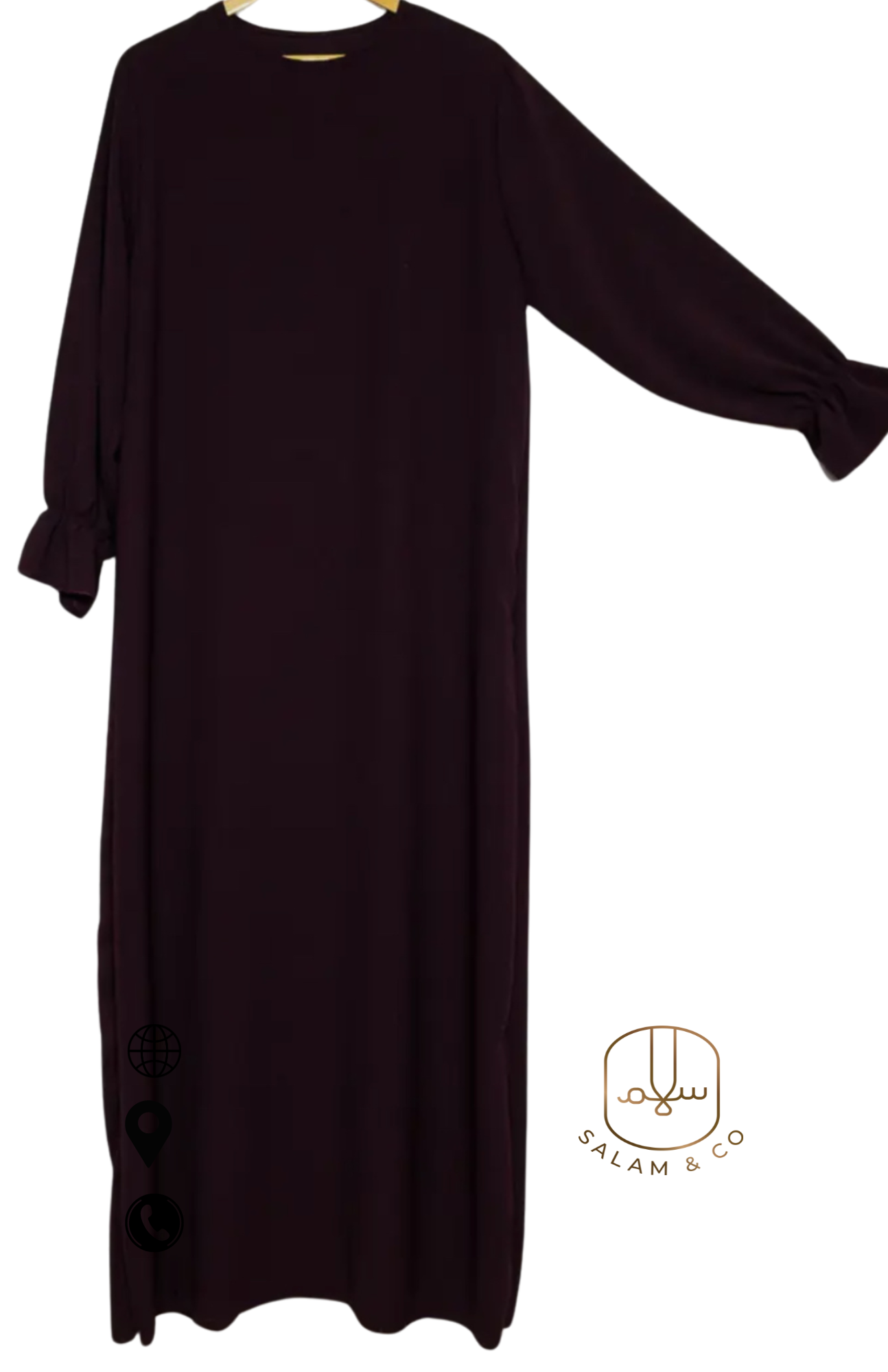 Ruffle Sleeve Abaya - Jazz