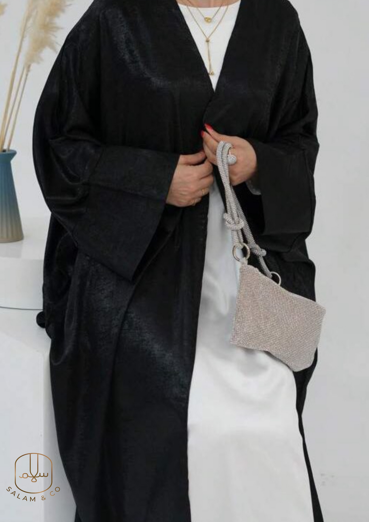 Velvet Kimono Abaya