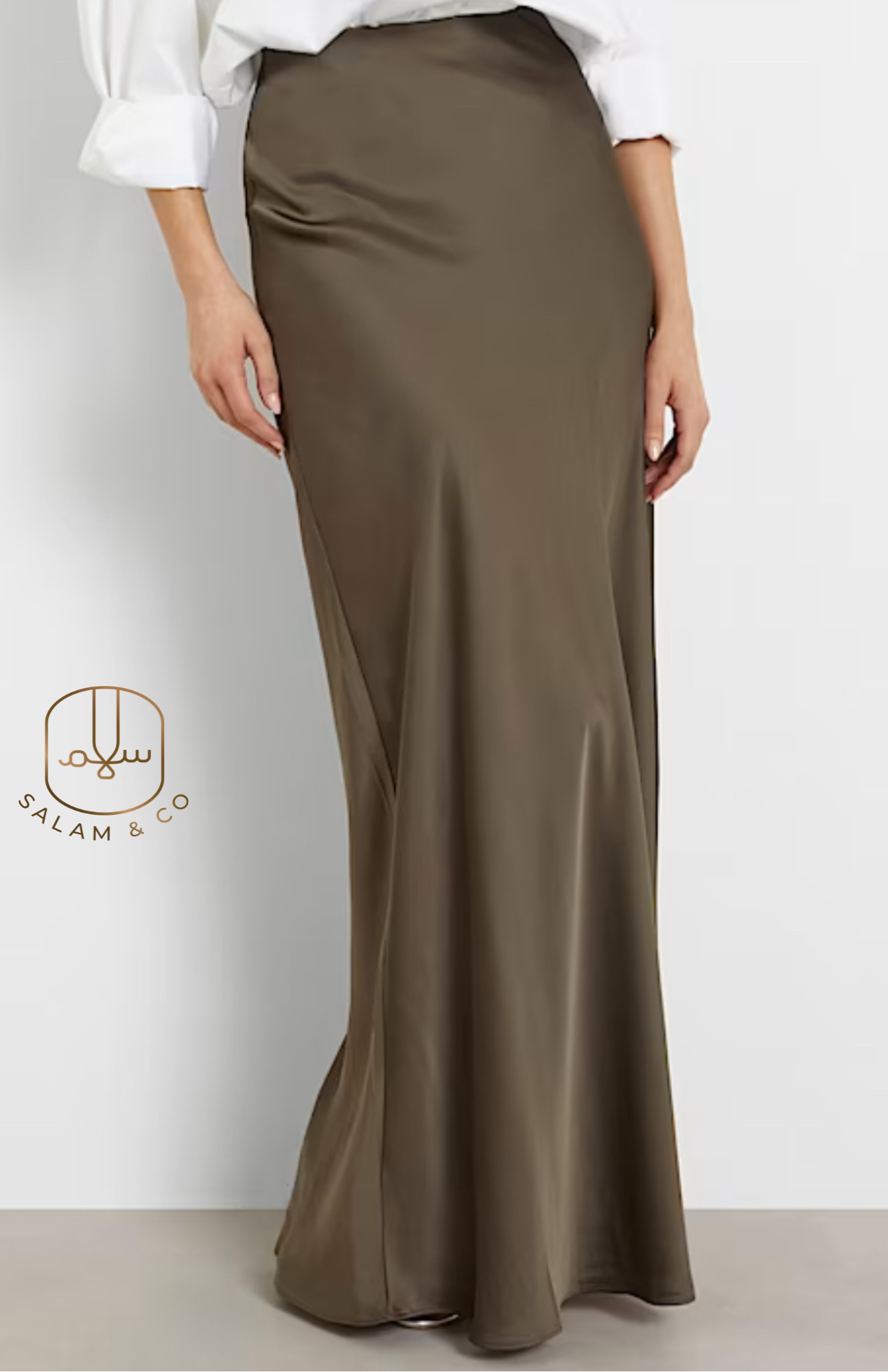 Satin Maxi Skirt