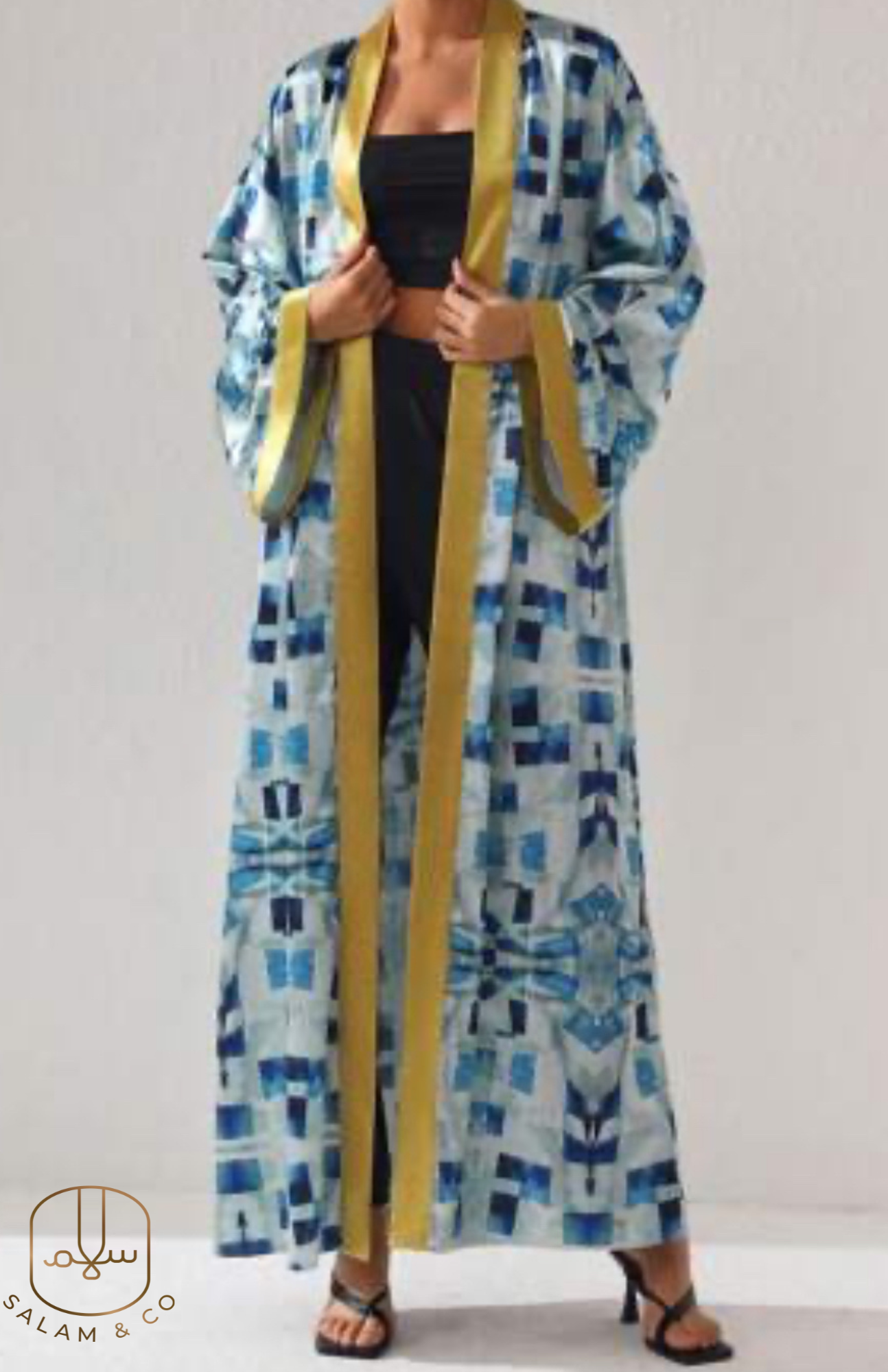 Geo Print Kimono