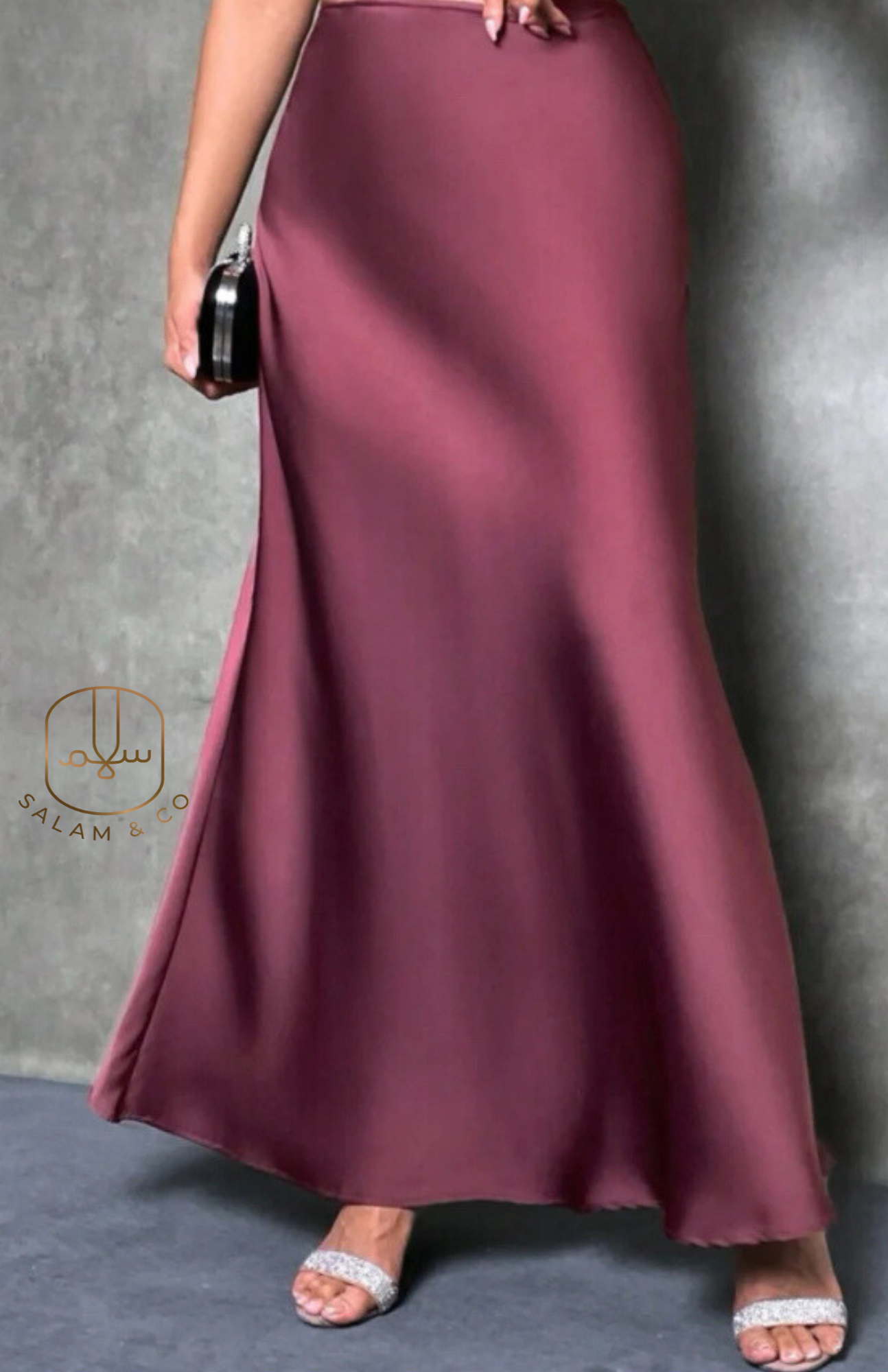 Satin Maxi Skirt