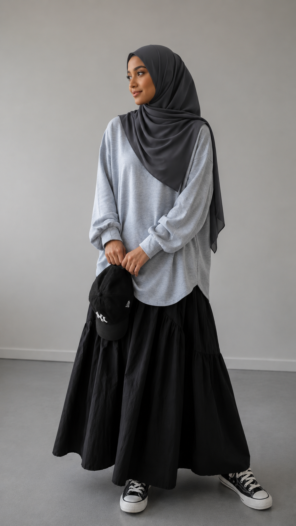 The Safa Tiered Maxi Skirt - Salam Fashion