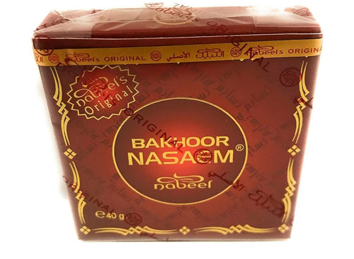 Bakhoor Nasaem Incense 40 Gm By Nabeel Perfumes (1 Pack) - Salam Fashion