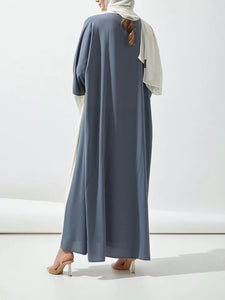 Colour Block Abaya