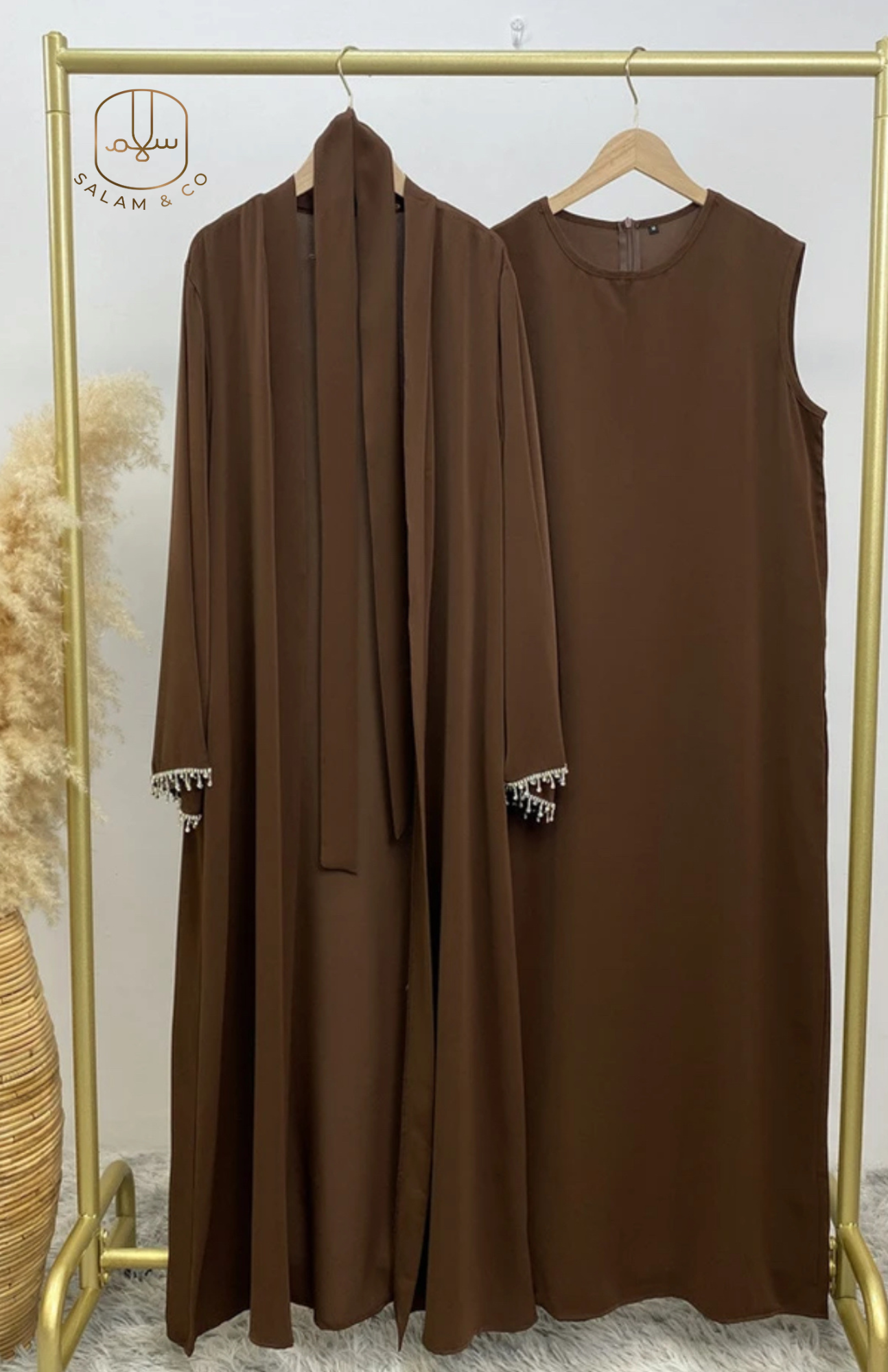 Crystal Beaded Abaya