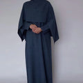 Cape Linen Abaya Set - Salam Fashion