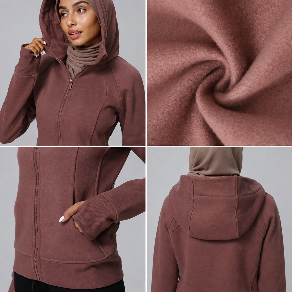 The Amal Zip Hoodie