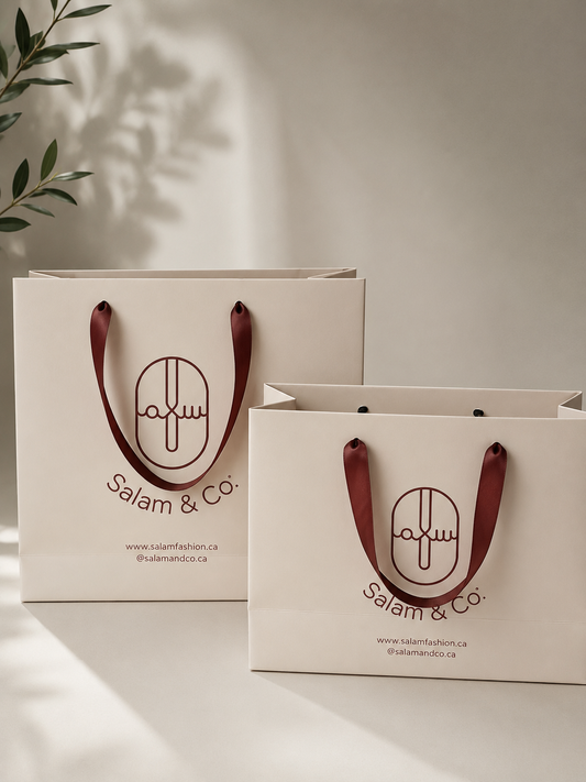 Salam & Co. Signature Luxe Shopping Bag - Salam Fashion