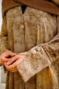 Marble Blazer Abaya – Clay Brown - Salam Fashion