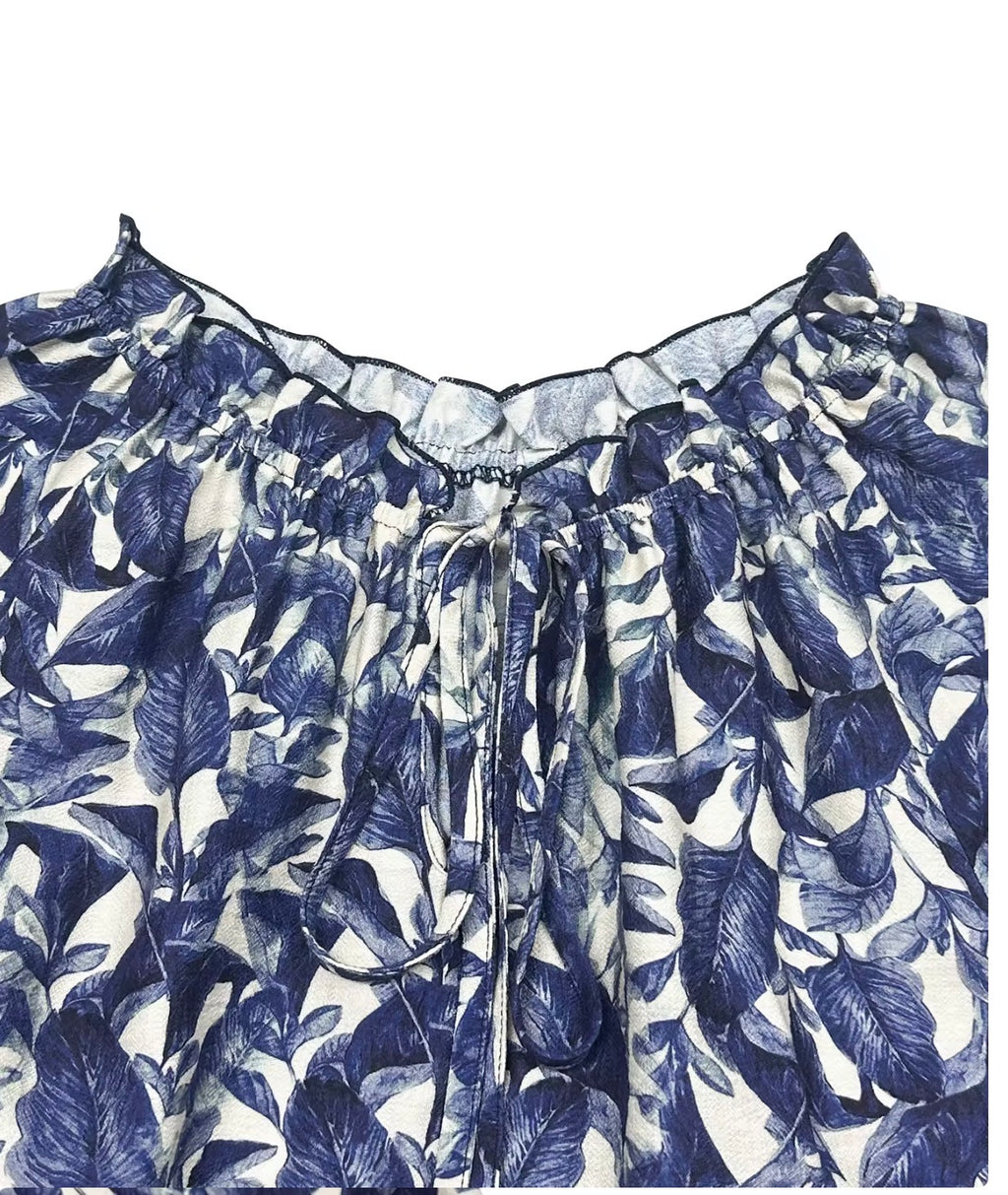 The Indigo Bloom Dress
