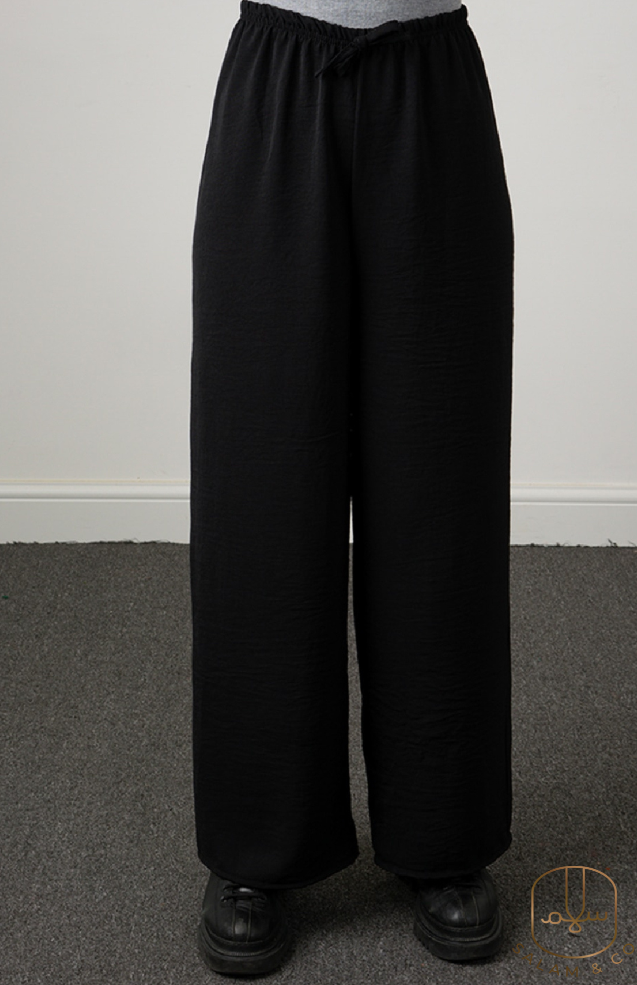 Elastic waist pants modest