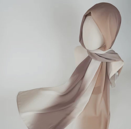 Ombre Chiffon Hijabs - Salam Fashion