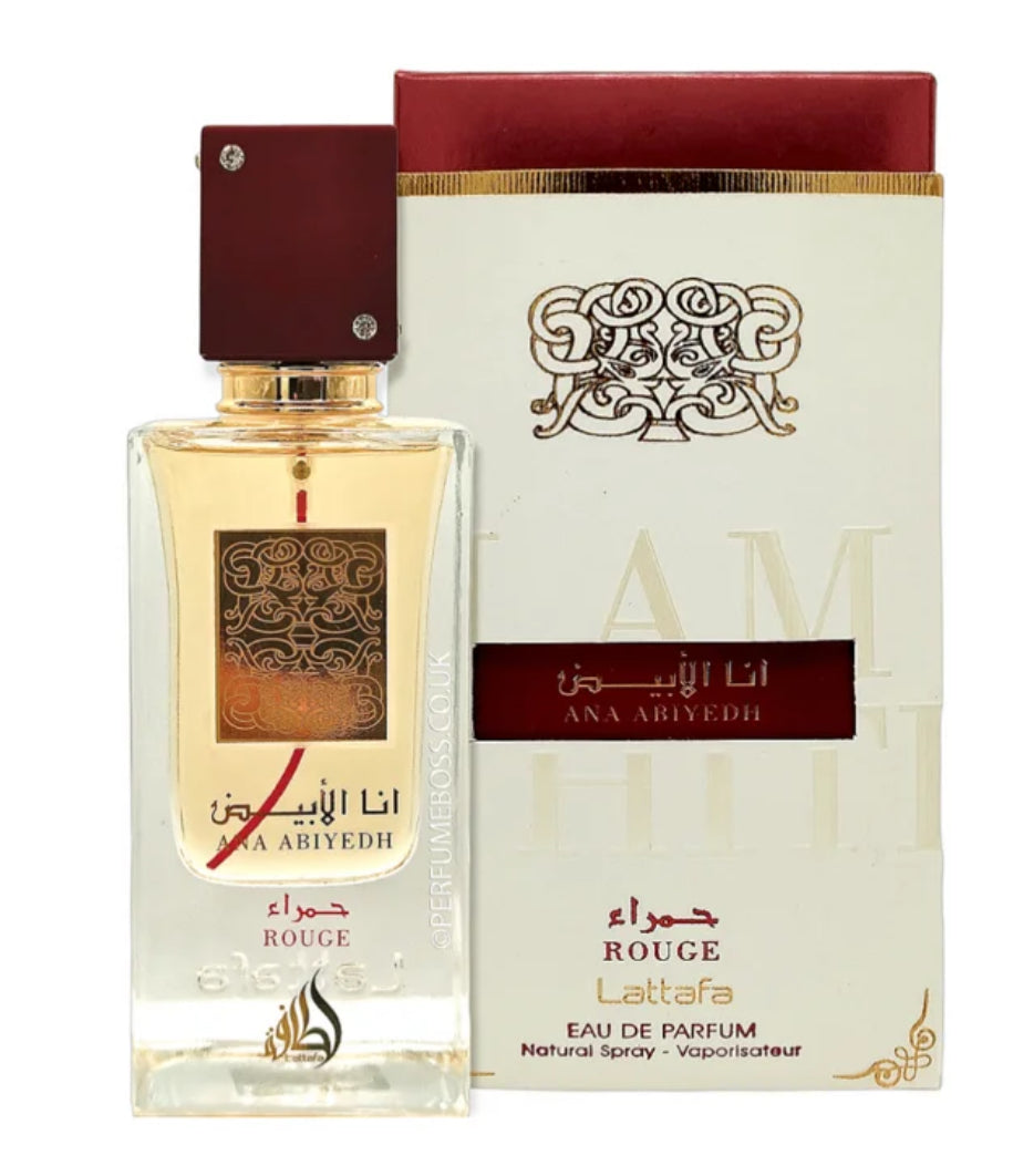 Lattafa I am White Ana Abiyedh Rouge