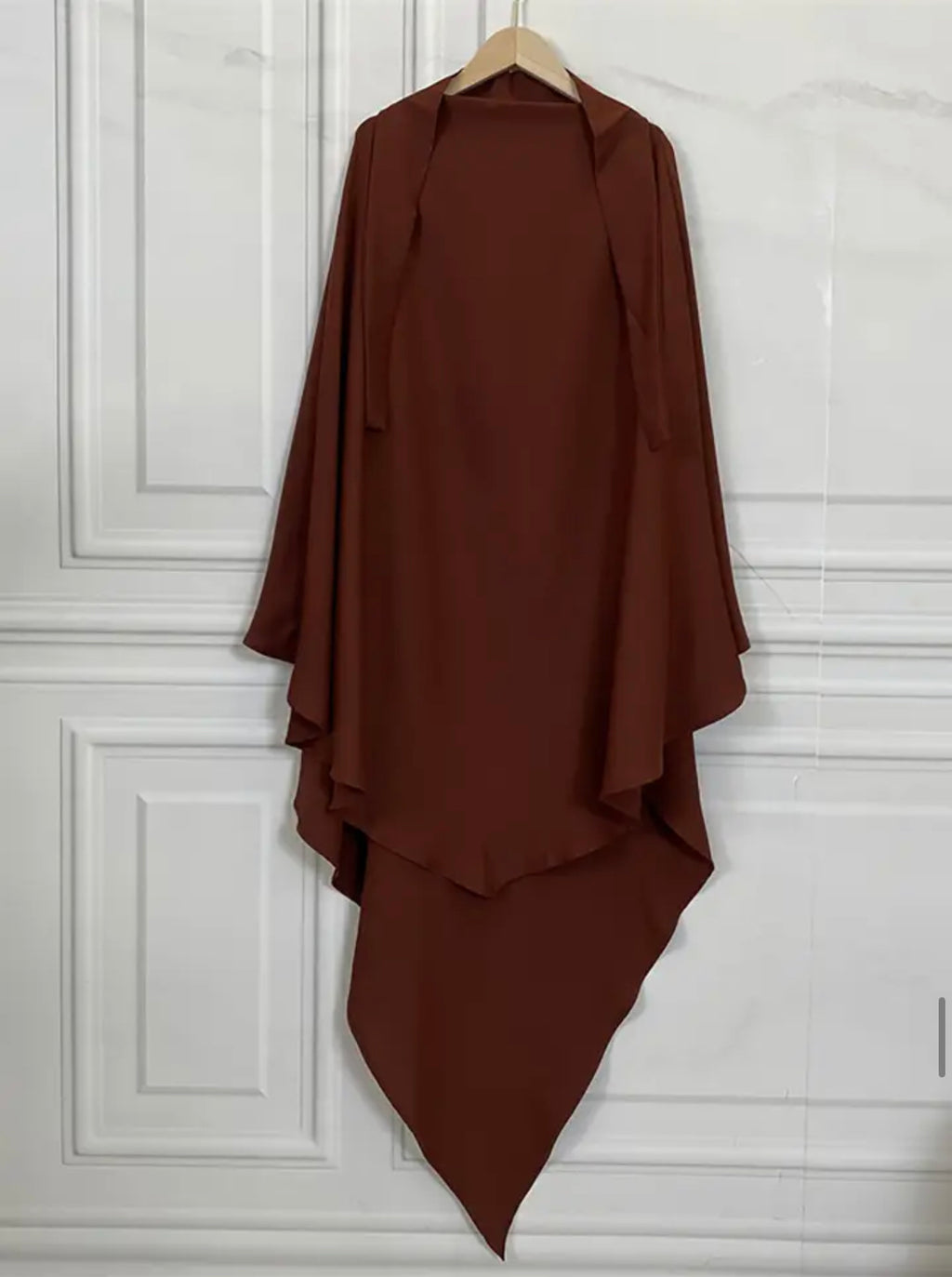 DIAMOND KHIMAR- RUST - Salam Fashion