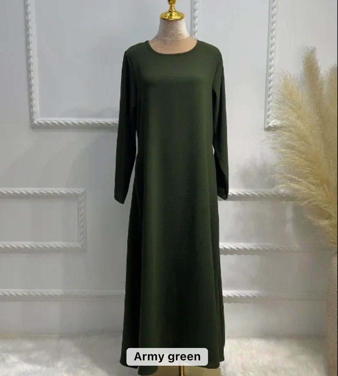 Lightweight Crepe Abaya with Pockets