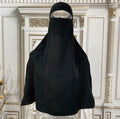 SINGLE LAYER NIQAB - Black