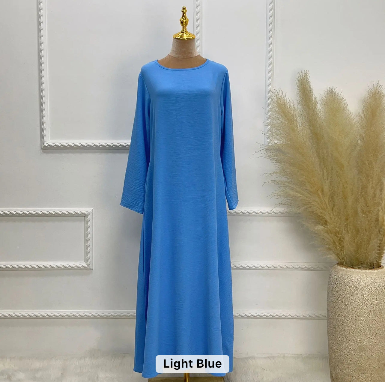 Lightweight Crepe Abaya with Pockets