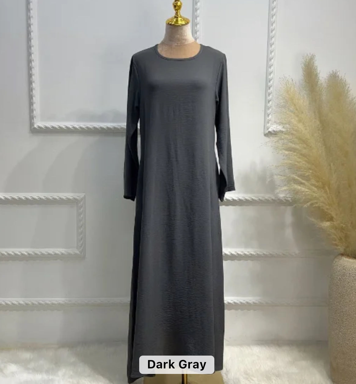 Lightweight Crepe Abaya with Pockets