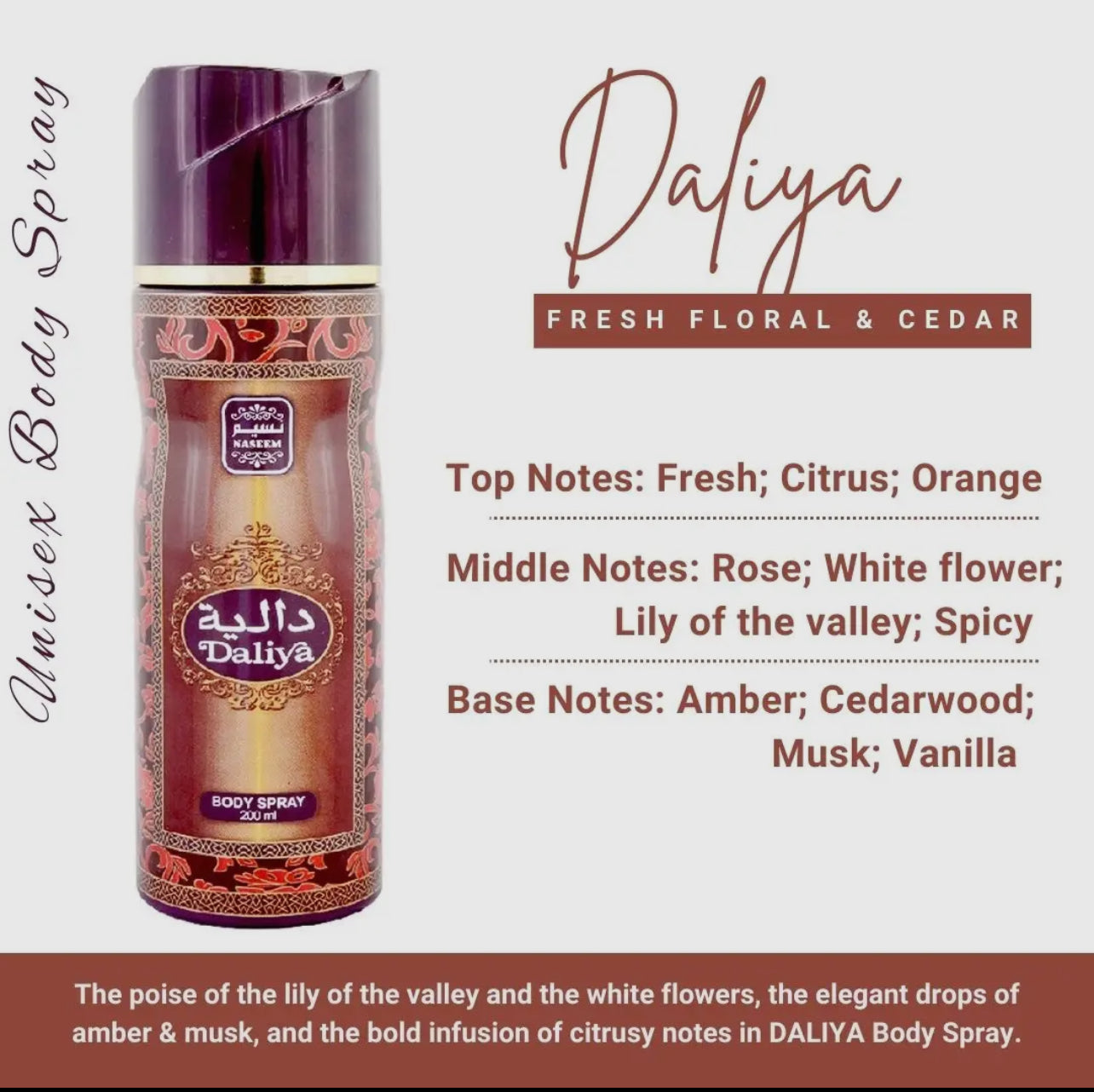 Daliya Body Spray