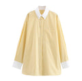 Amira Striped Button-Up