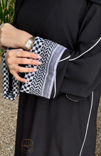 Keffiyeh Linen Abaya