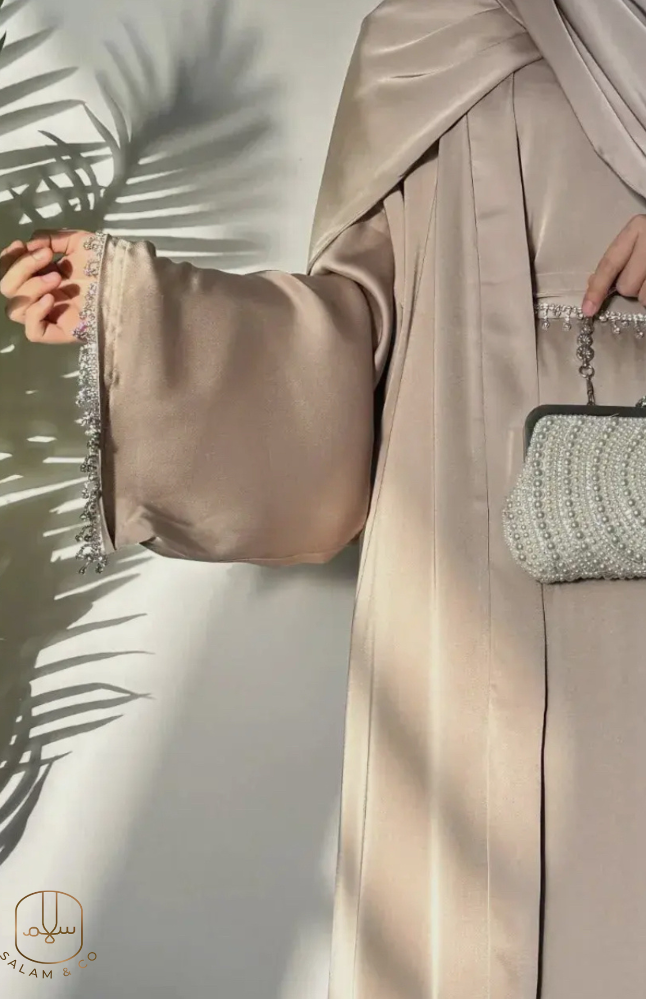 Crystal Beaded Abaya