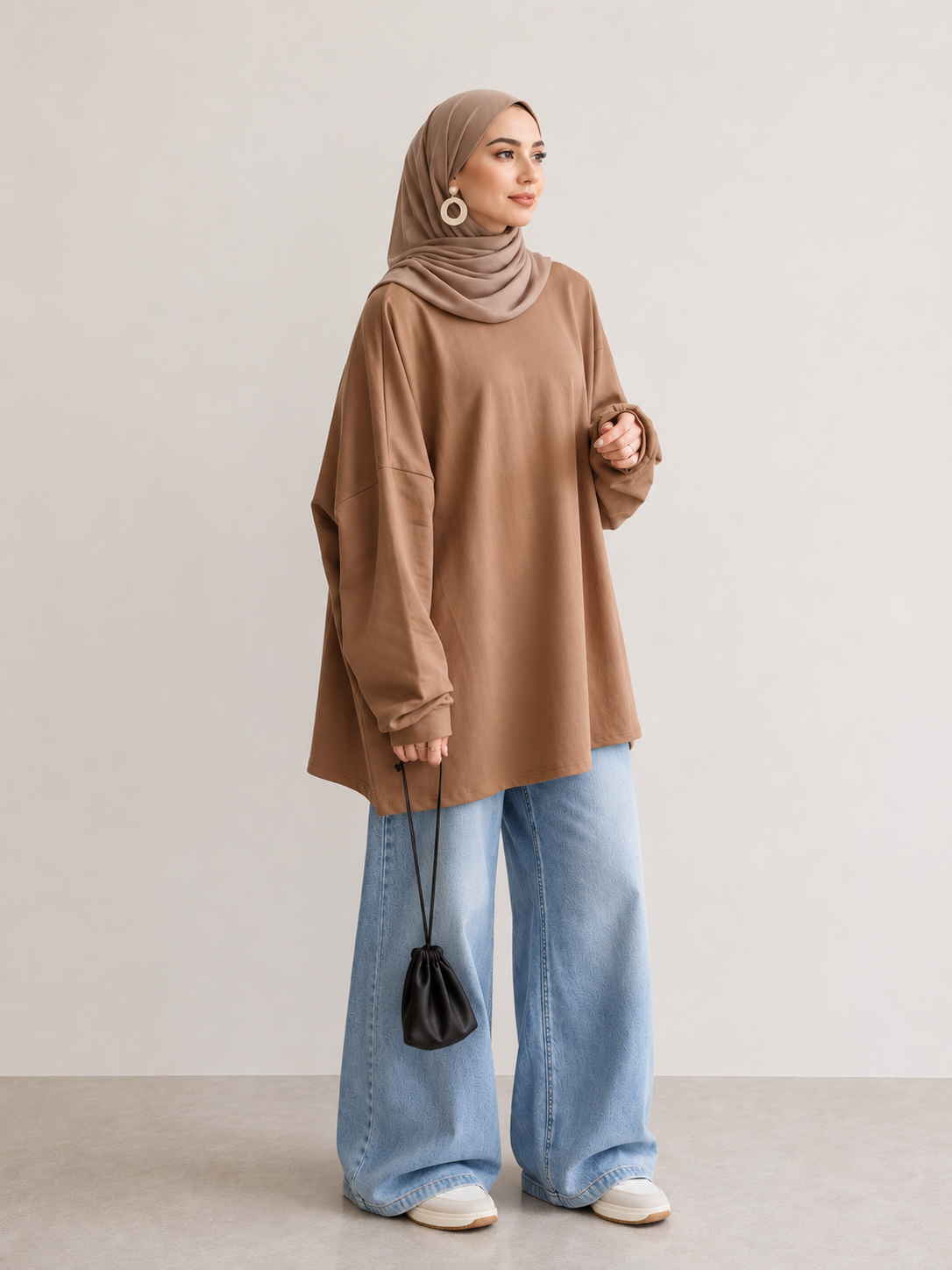 Everyday Oversized Essential Tunic - Salam Fashion