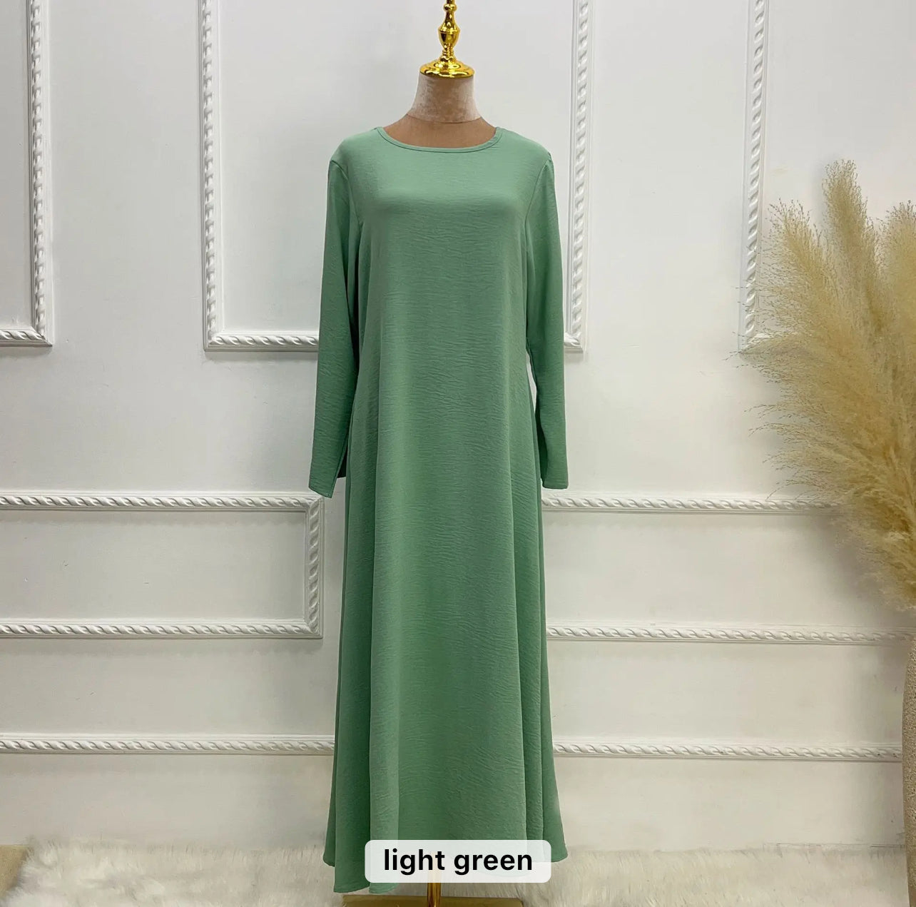 Lightweight Crepe Abaya with Pockets