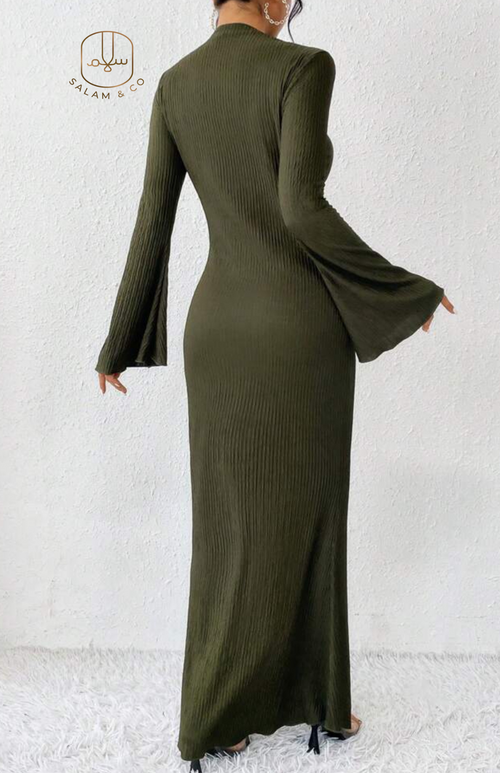 Bell Sleeve Dress - Salam Fashion