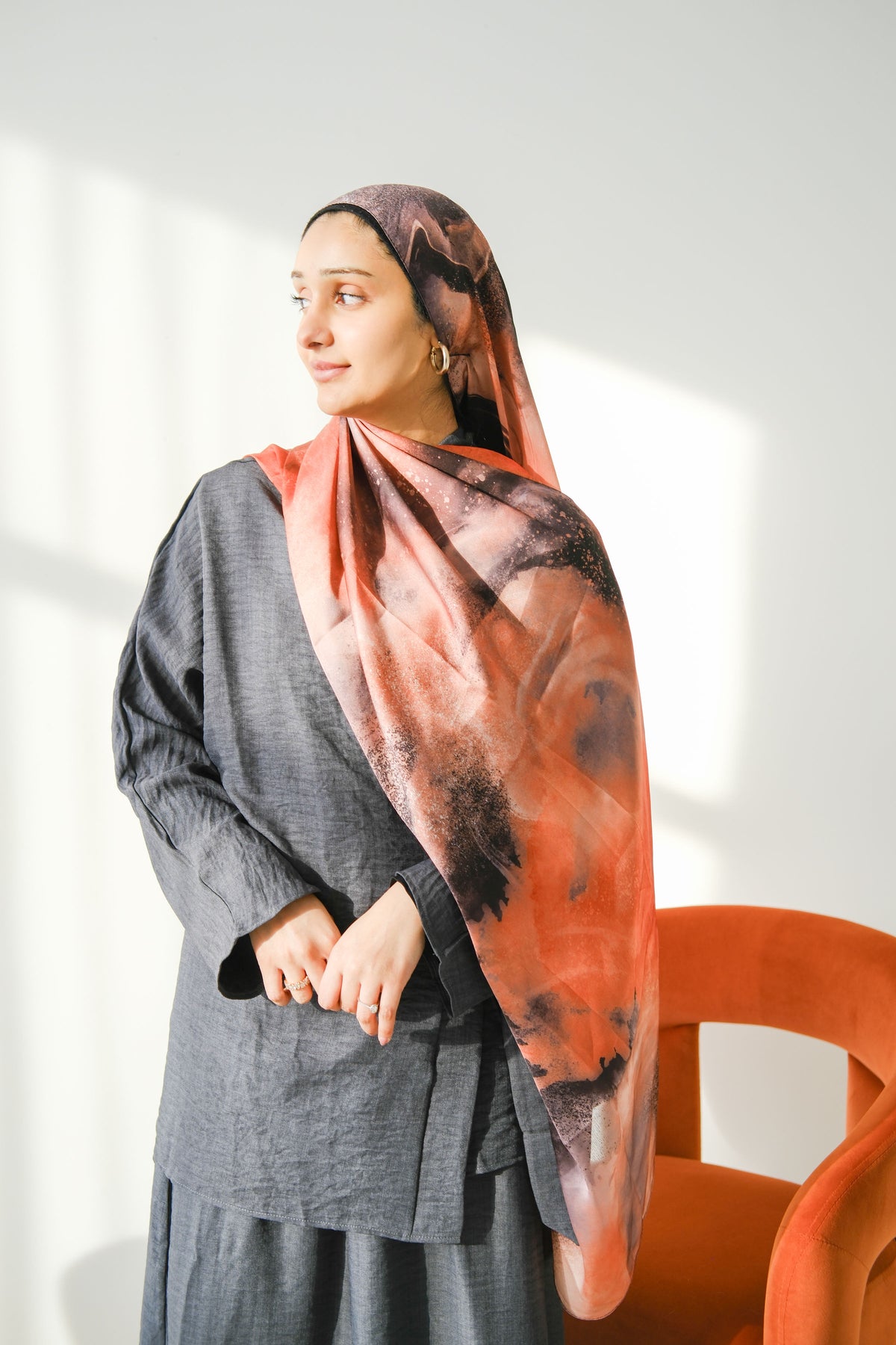 Printed Silk Chiffon - Salam Fashion
