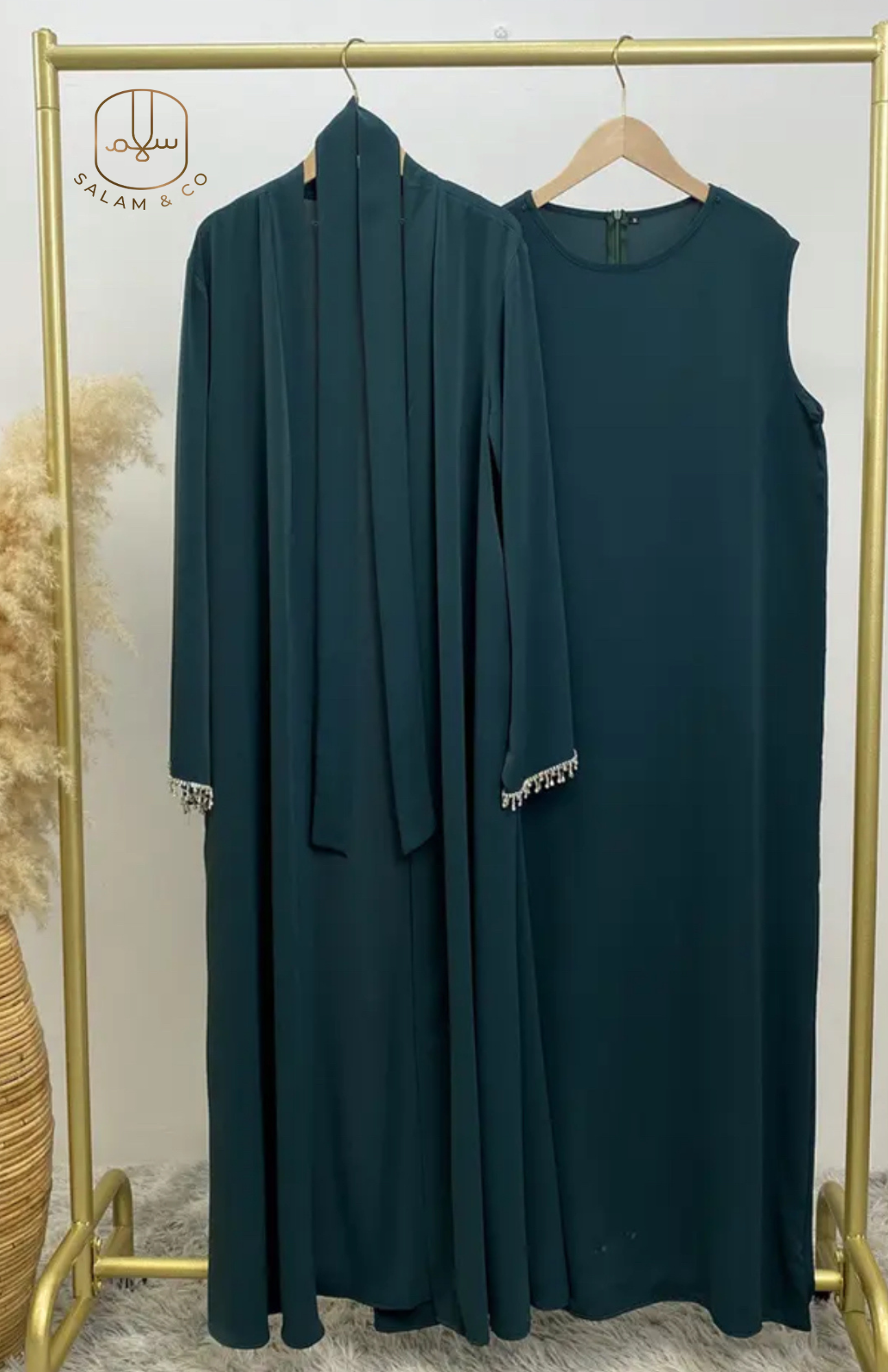 Crystal Beaded Abaya