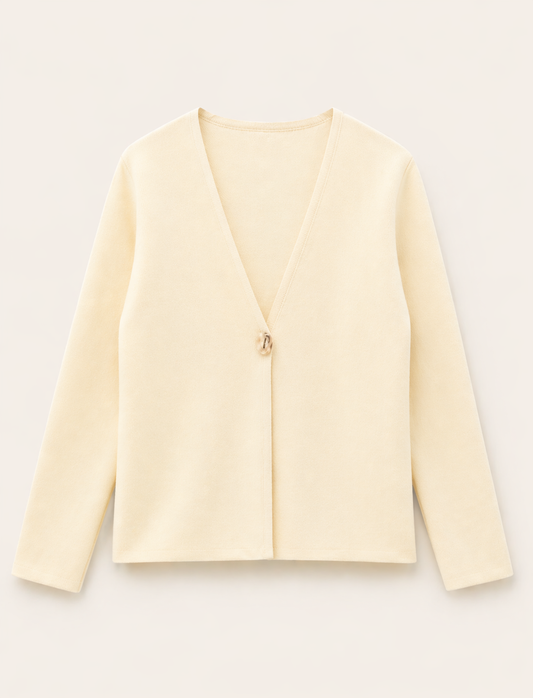 The Butter Cream Essential Cardigan - Salam Fashion