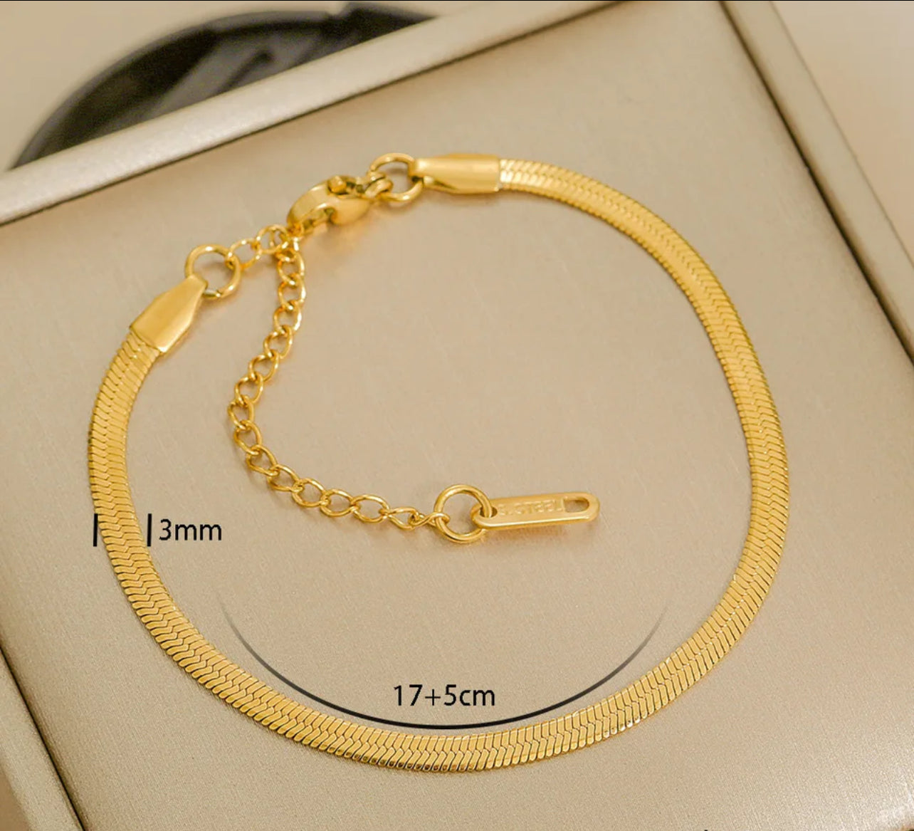 Chain Bracelet 18K Gold Plated