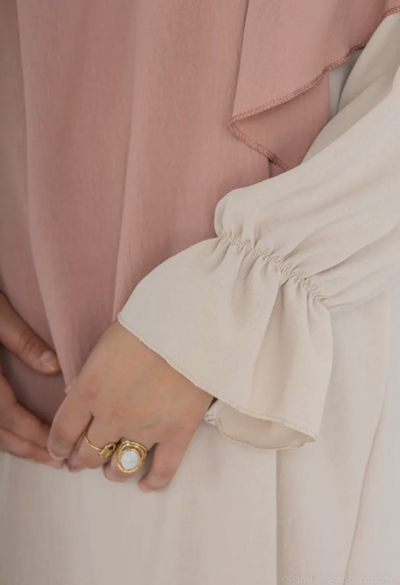 Ruffle Sleeve Abaya - Jazz