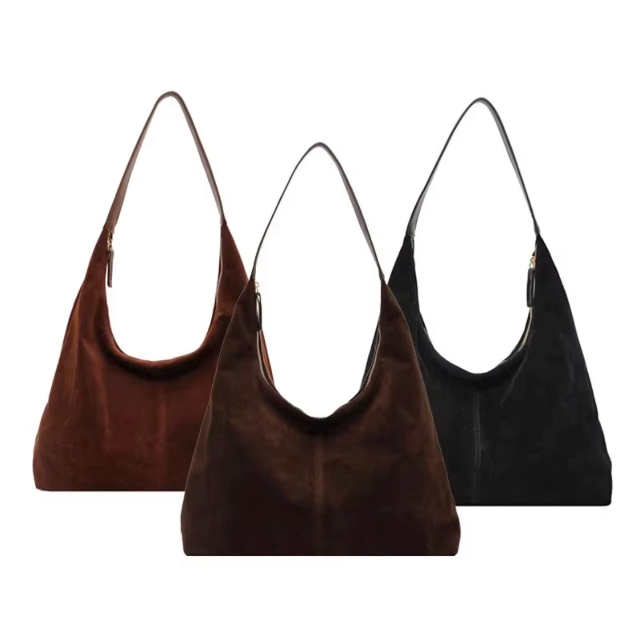 🤎 The Sienna Suede Hobo Bag