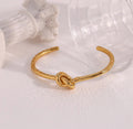 Open Knot Bracelet - 18K Gold Plated