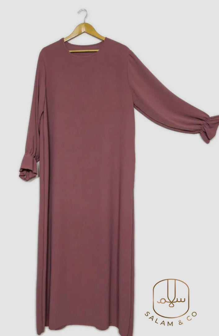 Ruffle Sleeve Abaya - Jazz