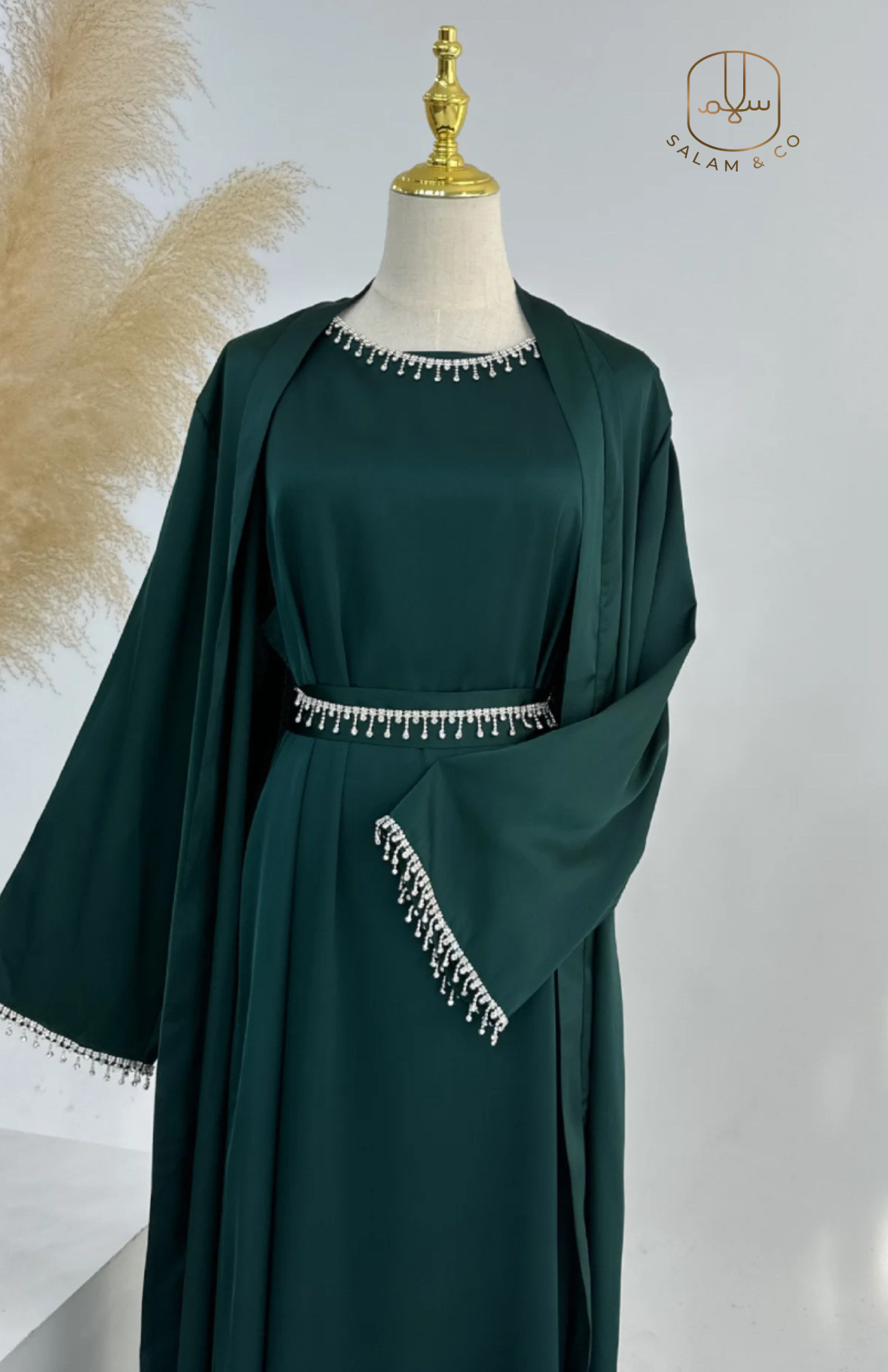 Crystal Beaded Abaya