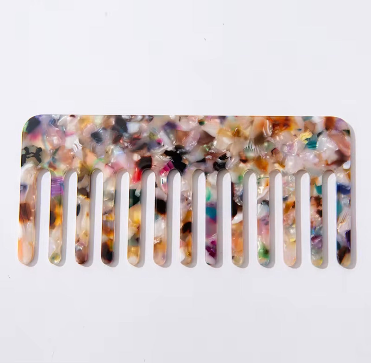 The Luxe Marble Wide-Tooth Comb - Salam Fashion