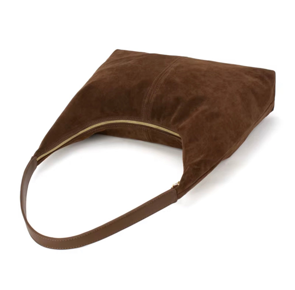 🤎 The Sienna Suede Hobo Bag