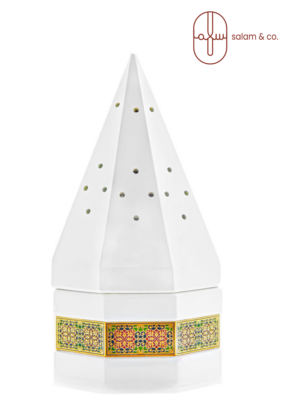 Bakhoor Incense Burner with metal engraving - Salam Fashion