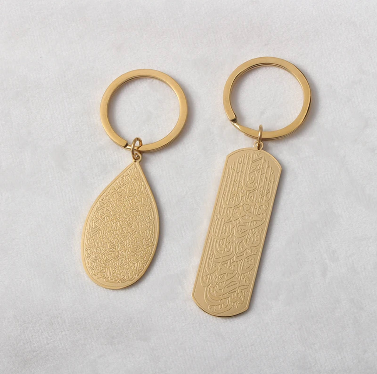 18K Gold Plated Keychains