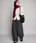 The Zeinah Cotton Barrel Pants