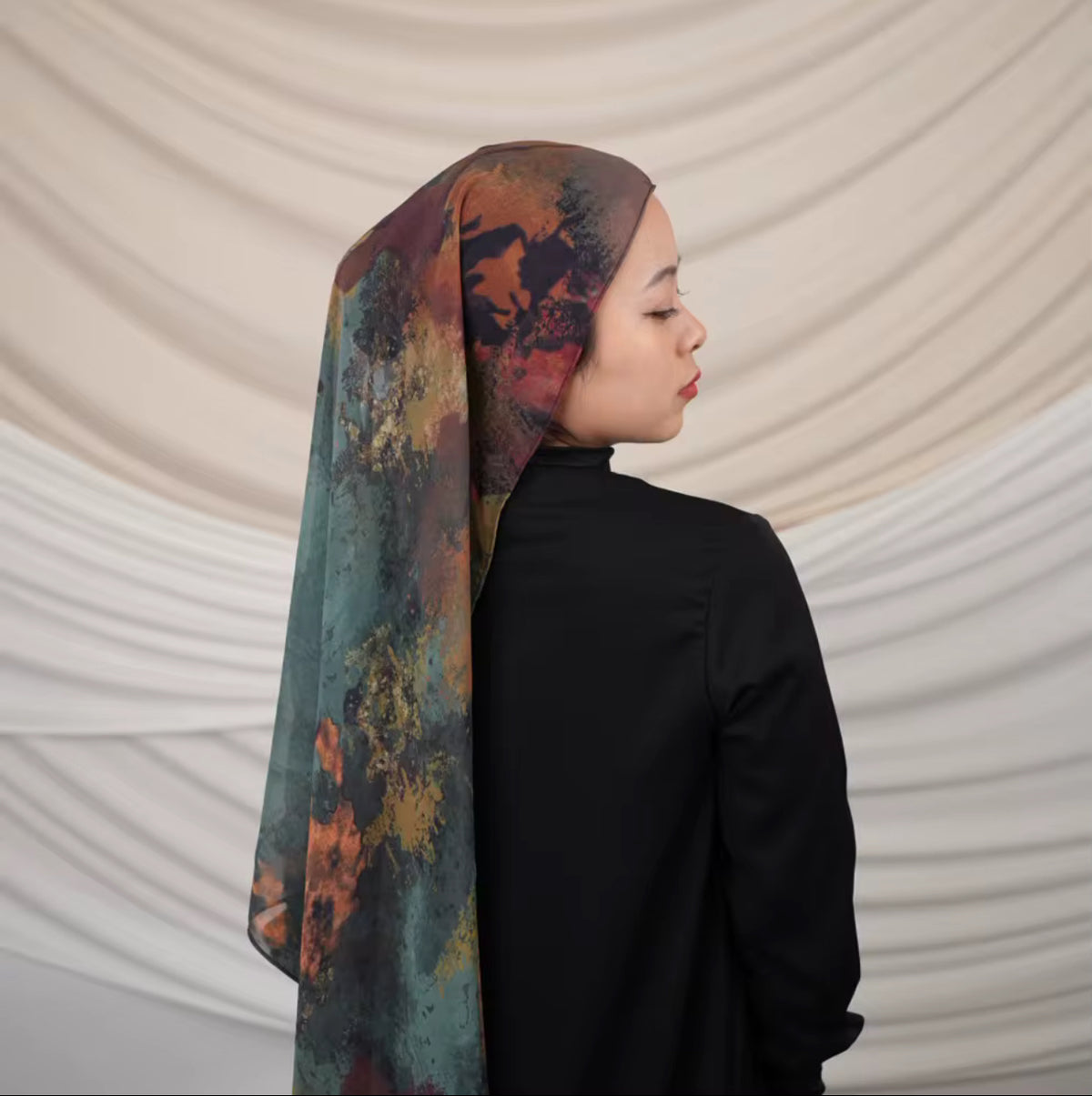 Printed Silk Chiffon - Salam Fashion