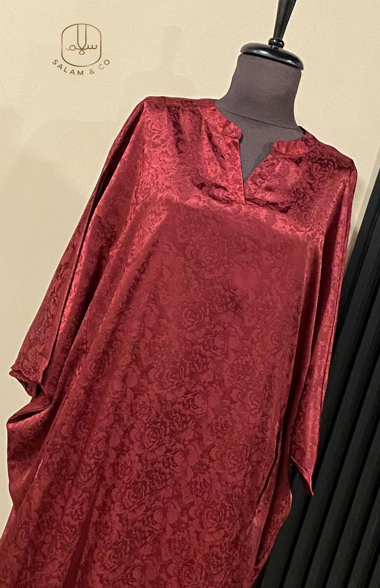 Burgundy Kaftan